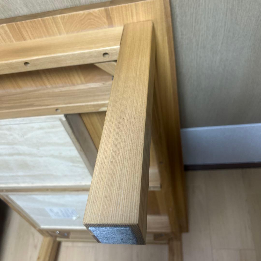 【美品】無印良品 天然木　ローテーブル タモ材　 MUJI