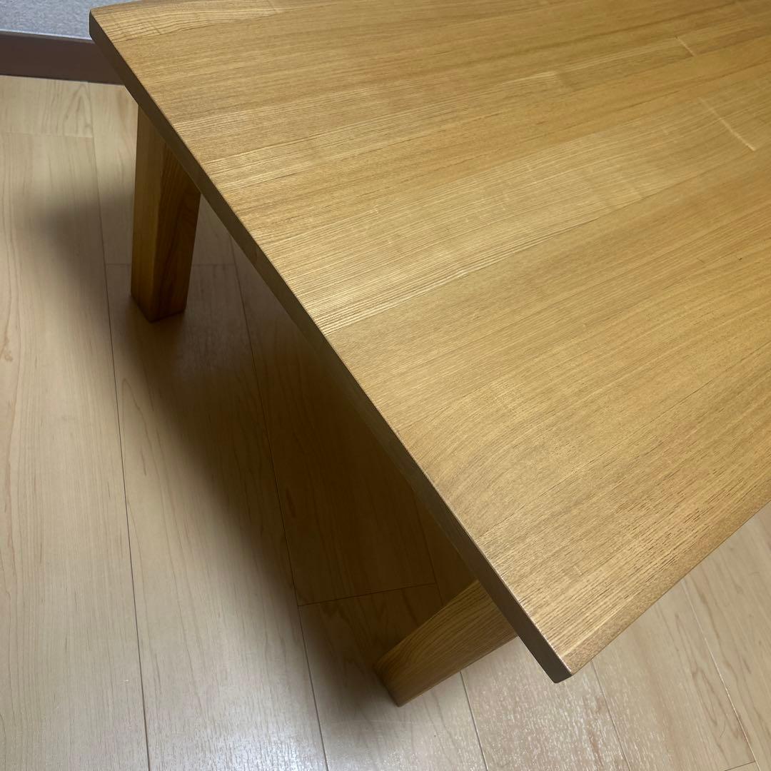 【美品】無印良品 天然木　ローテーブル タモ材　 MUJI