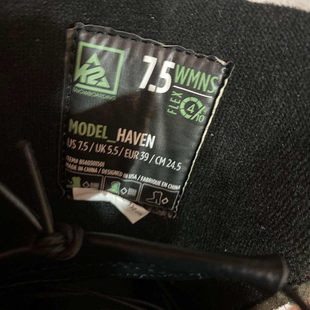 ★ K2 Haven BOA ケーツー　スノーボード　ブーツ　スノボー　24.5