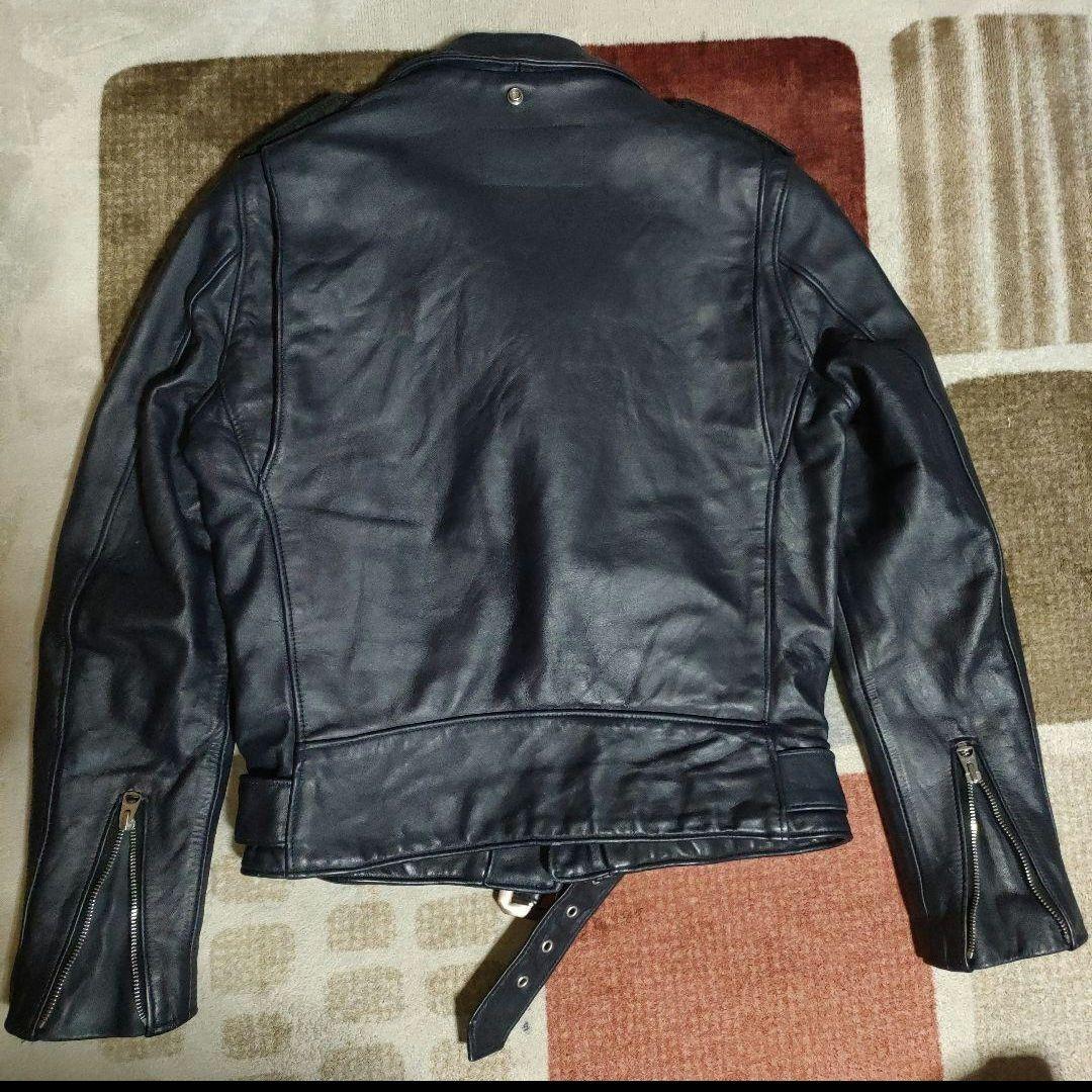 レアモデルSchottワンスター613FATダークブルーボア襟３８交換も可！