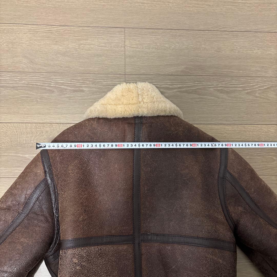 USA製Schott メンズ38 リアルムートンジャケットB-3 ショット 羊革