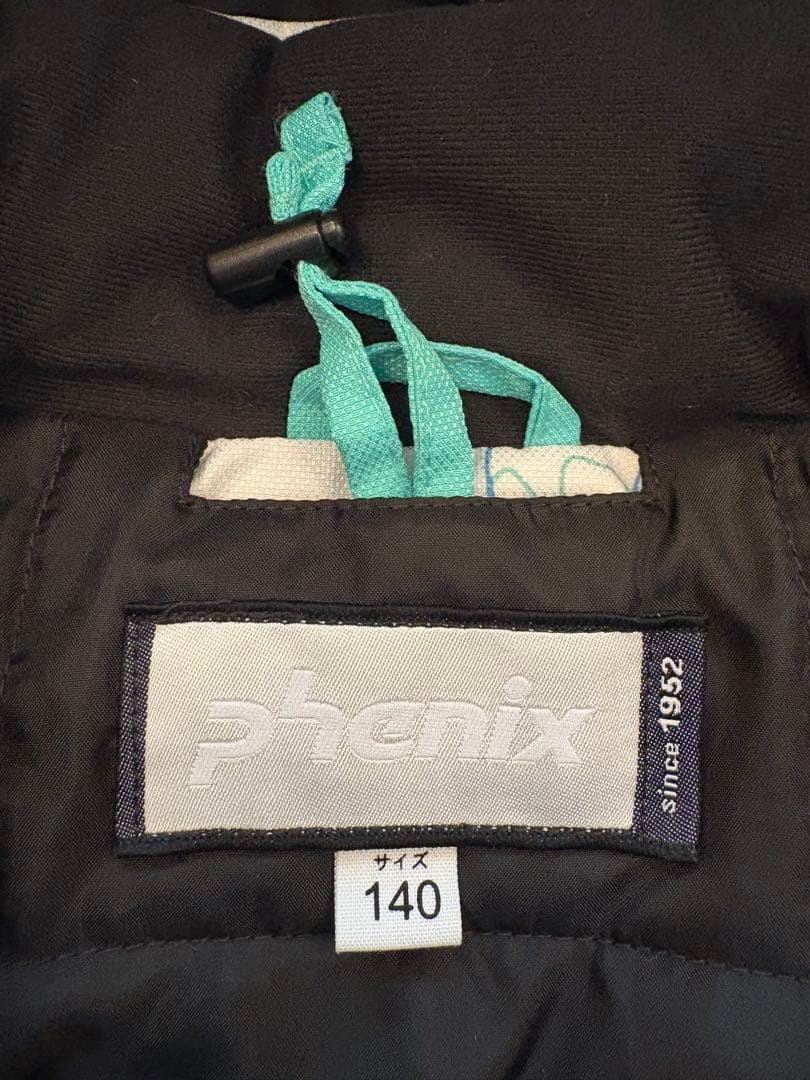 美品！フェニックス Phenix 140 スキーウェア 花柄