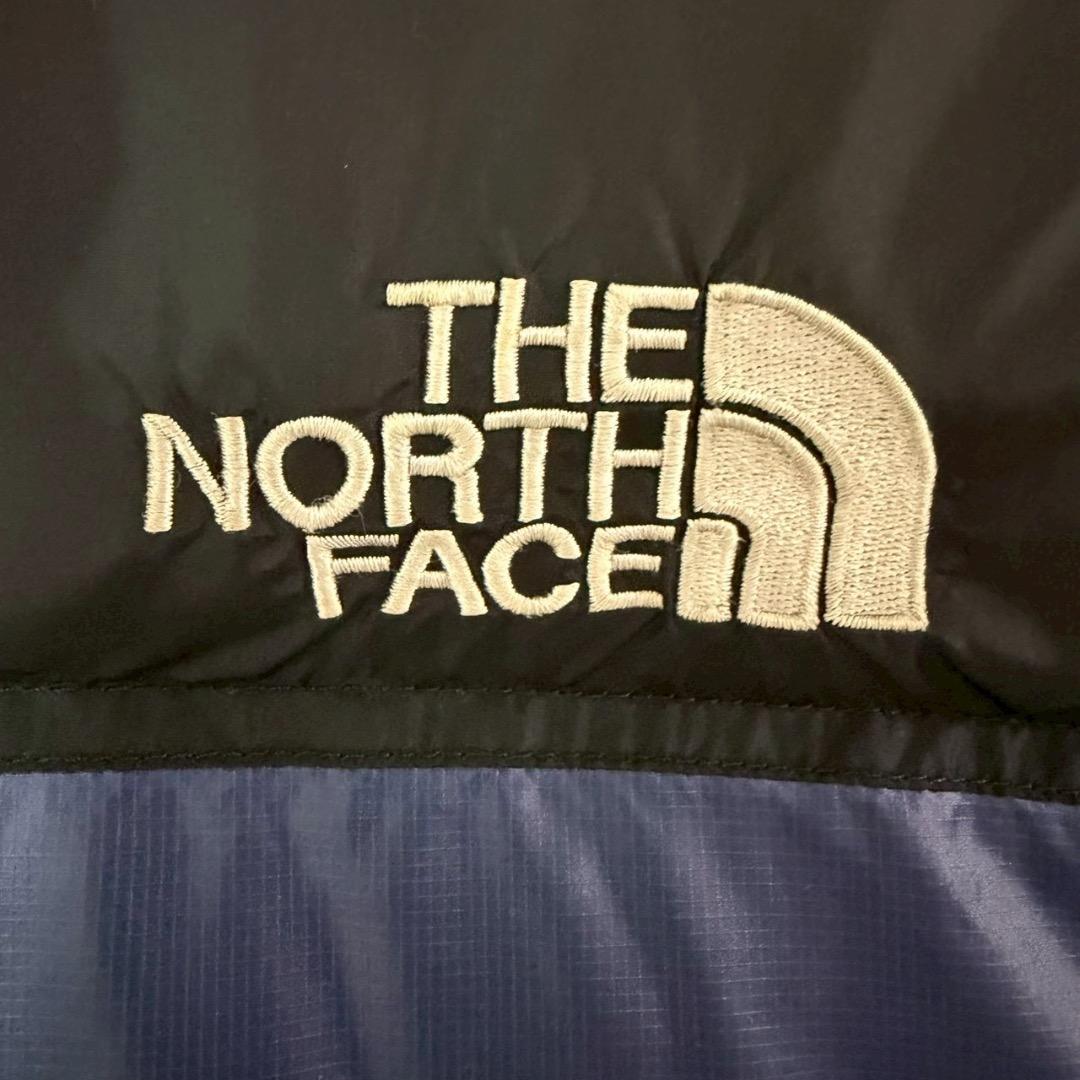 ノースフェイス ヌプシ ダウンベスト 700FP 海外限定 ネイビー S相当