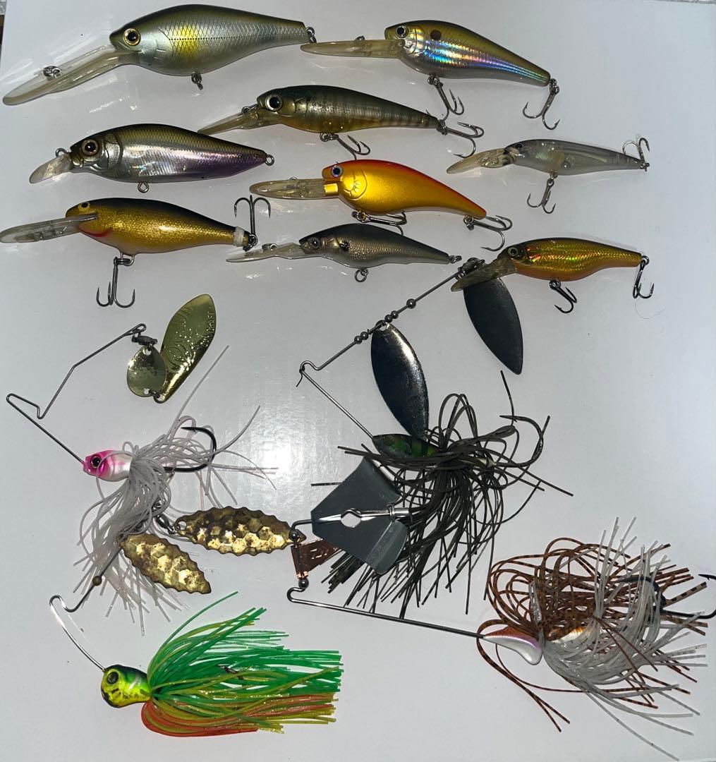 つ*。様 バス釣り引退セット　タックルボックス付き