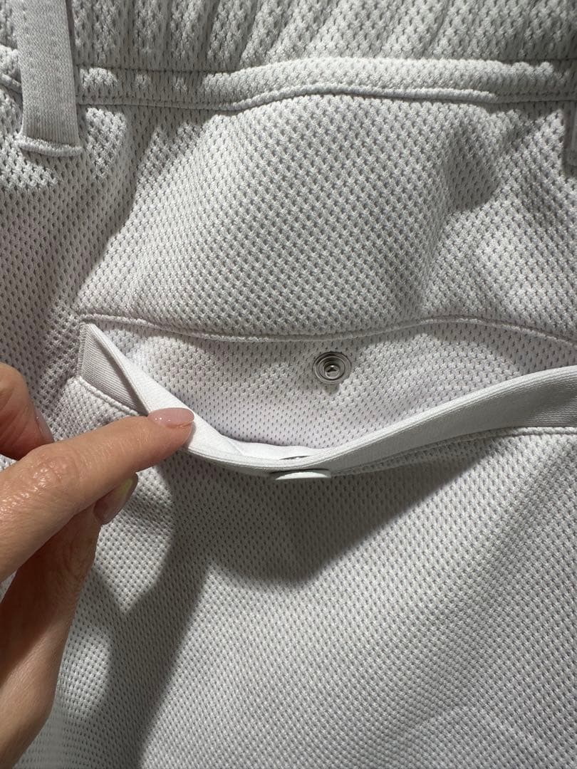 SY32ゴルフ⛳️ダブルラッセルホワイトボトム　メンズ サイズL