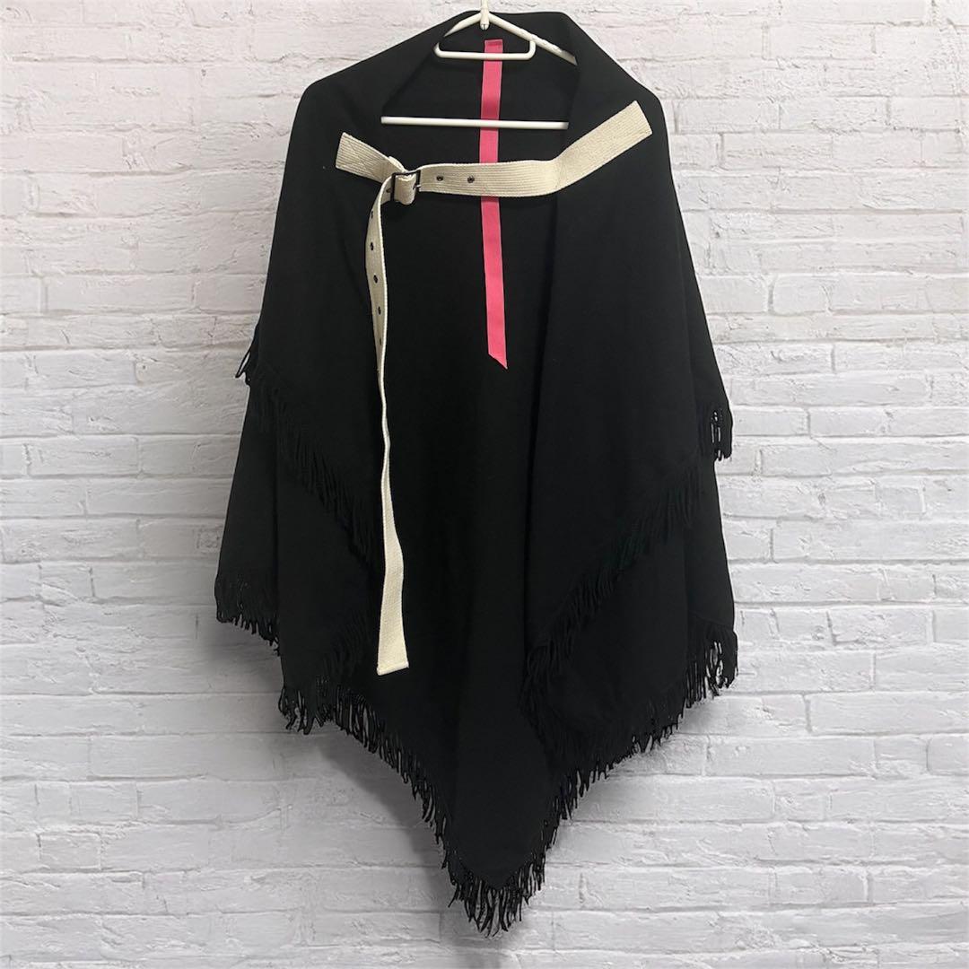 Y's PINK ヨウジヤマモト フリンジ ケープ ポンチョ タケシコウサカ