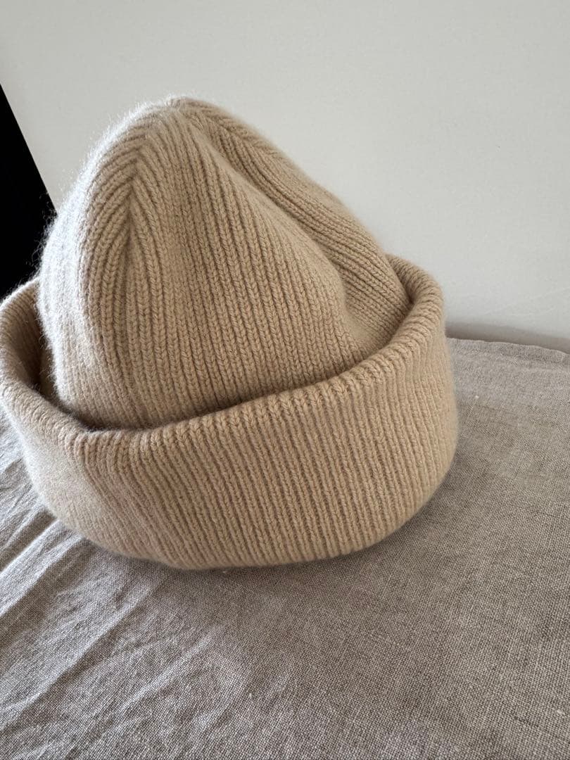 Knit Big Watch Cap CASHMERE カシミヤ　ビーニー