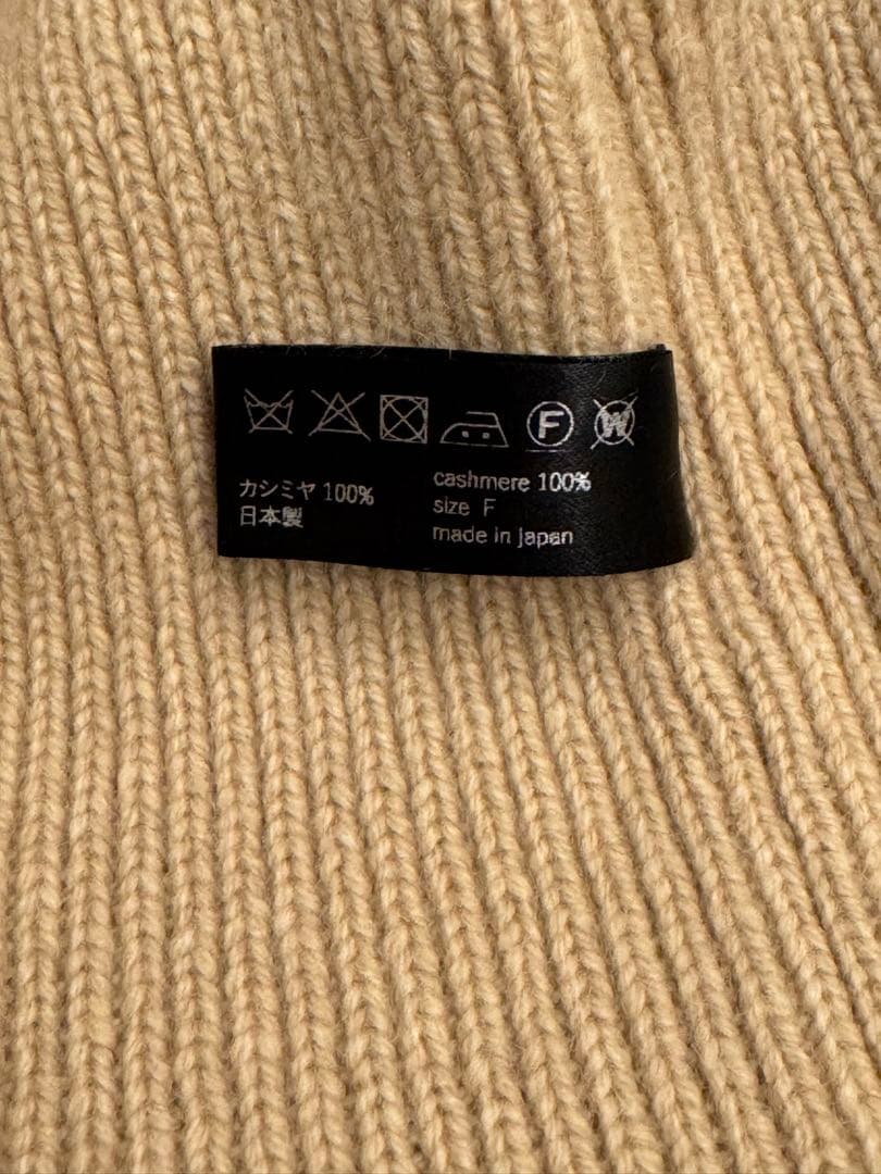 Knit Big Watch Cap CASHMERE カシミヤ　ビーニー