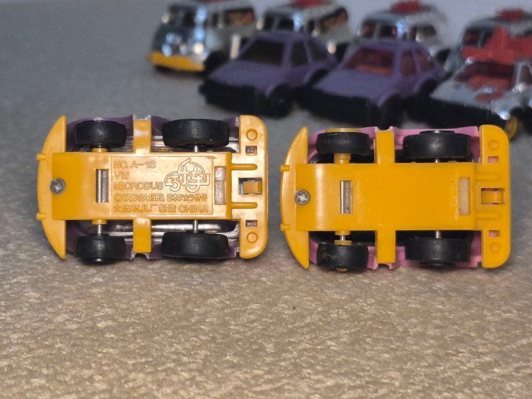 大連玩具 チョロQ　ソアラ／ファミリア／コルベット／ワーゲンバス