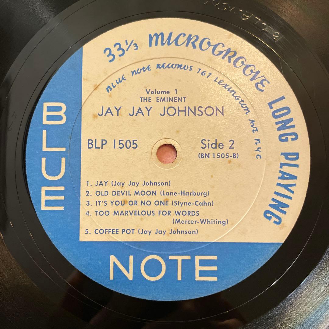 ジェイジェイジョンソン　ジャズ　レコード LEX NY23 RVG 9M 超美品