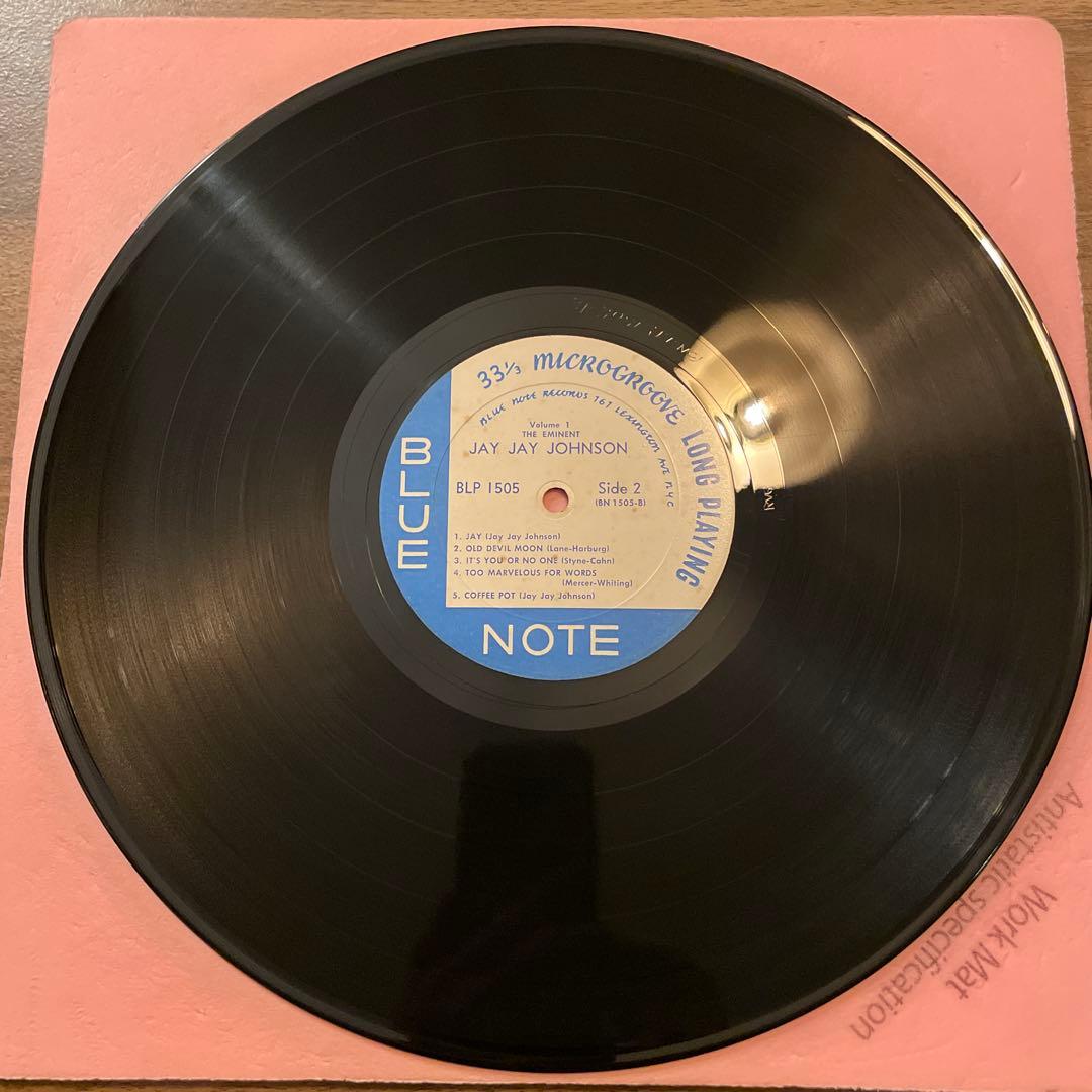 ジェイジェイジョンソン　ジャズ　レコード LEX NY23 RVG 9M 超美品