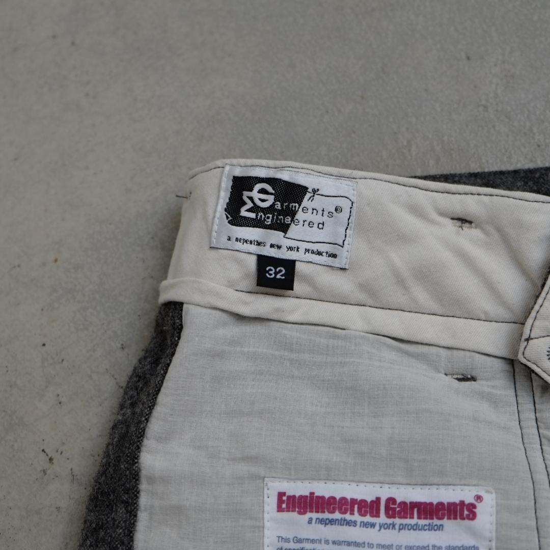 EG ウールフラノ ファティーグパンツ 32 裾ダブル仕上げ USA製