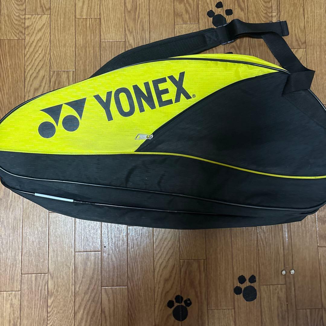 YONEX バドミントンバッグ 黒/黄