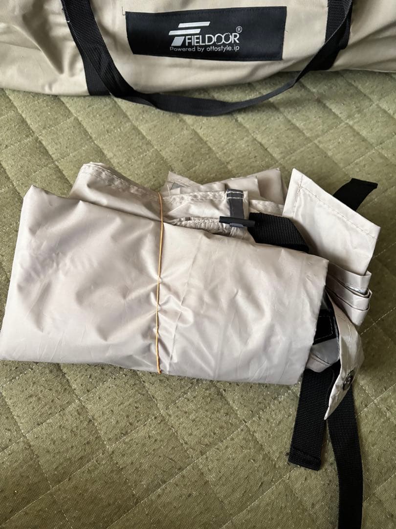 m*1様 FIELDOOR PUPTENT TC 320カーキ サイドシートとお