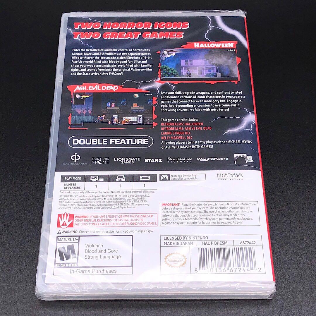 レトロレルムズ ハロウィン 死霊のはらわた リターンズ 北米版 switch