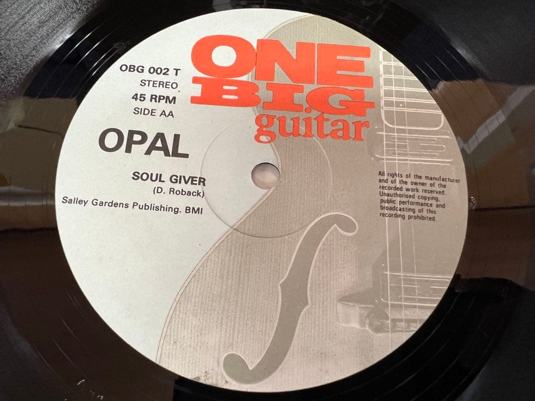 Opal – Northern Line 12” EP 洋楽　OBG002T