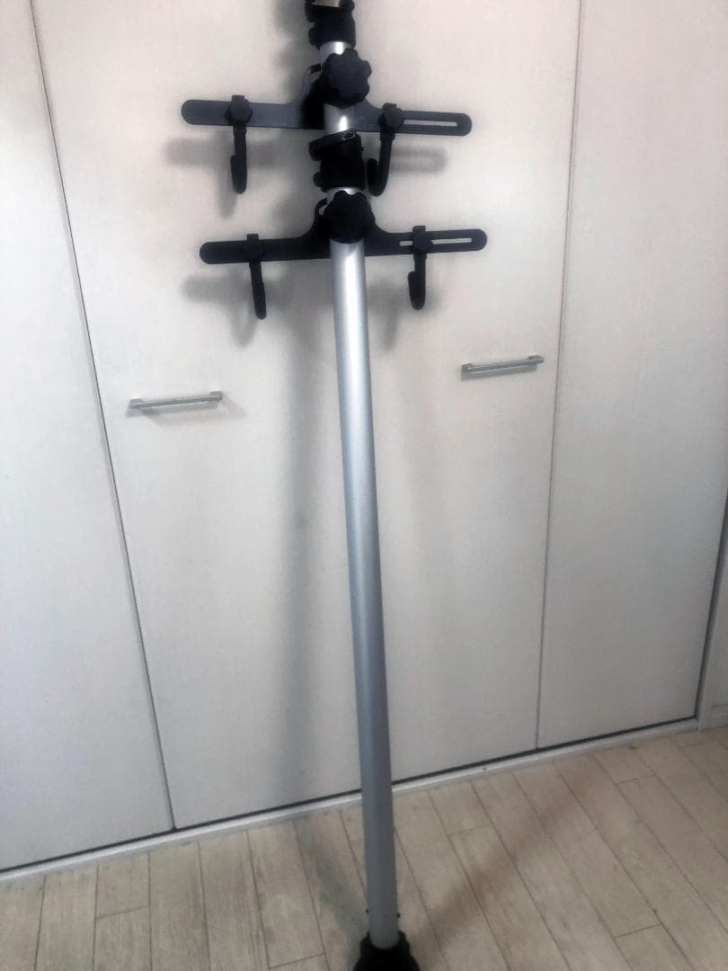 タイムセール サイクルスタンド 2台 突っ張りタイプ 160-330cm
