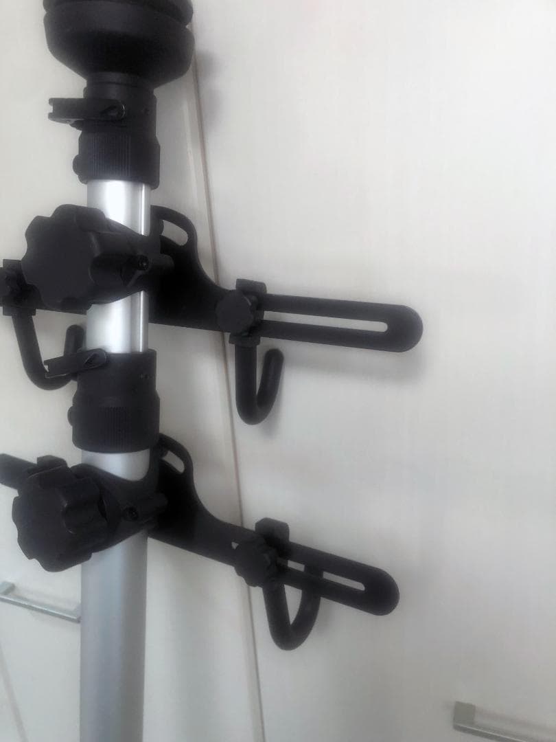 タイムセール サイクルスタンド 2台 突っ張りタイプ 160-330cm