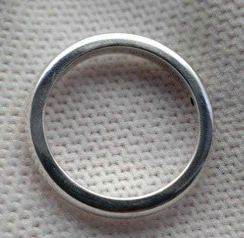 TIFFANY&Co.　エルサ・ペレッティ スタッキングバンド リング　7号