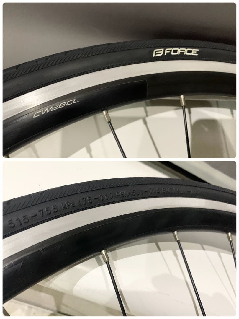 ◆COLNAGO （コルナゴ）純正ホイール後輪＆チューブ＆FORCEタイヤ新品◆