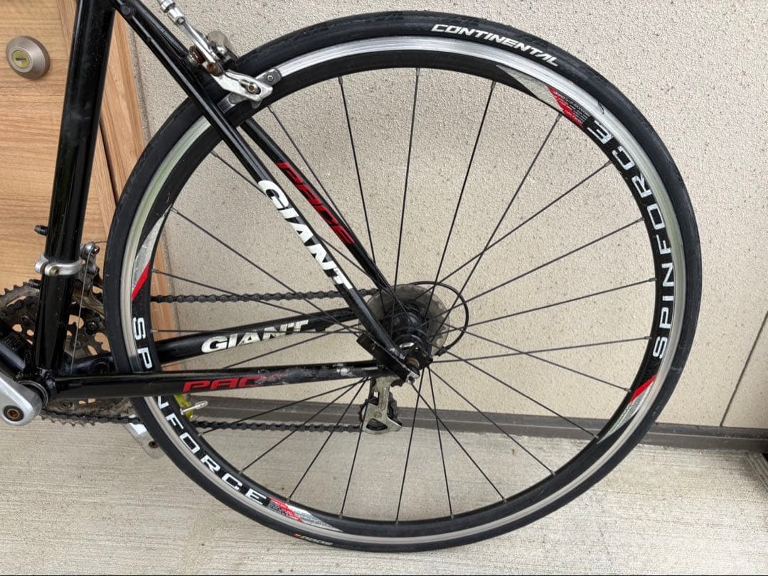 GIANT PACE ロードバイク　タイヤ、チューブ、ホイール、チェーンおまけ付