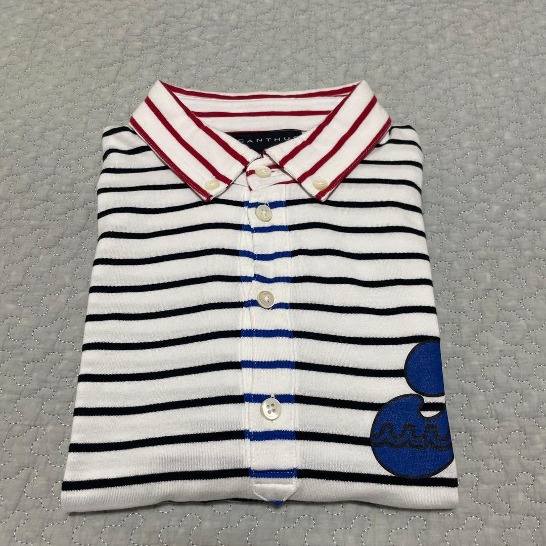 ACANTHUS × muta MARINE クレイジーボーダー ポロシャツ L