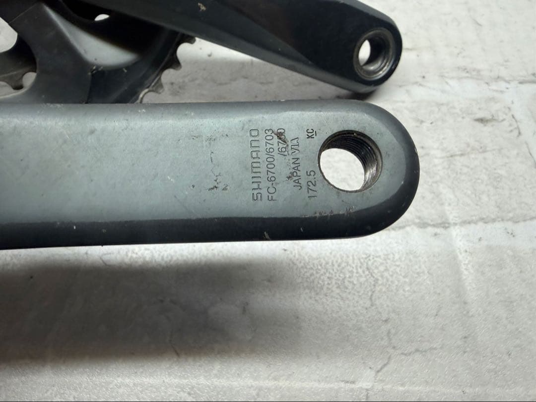 シマノアルテグラ　6700 クランクセット