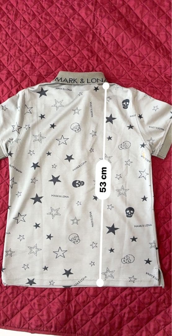 マーク&ロナ　グレーポロシャツ