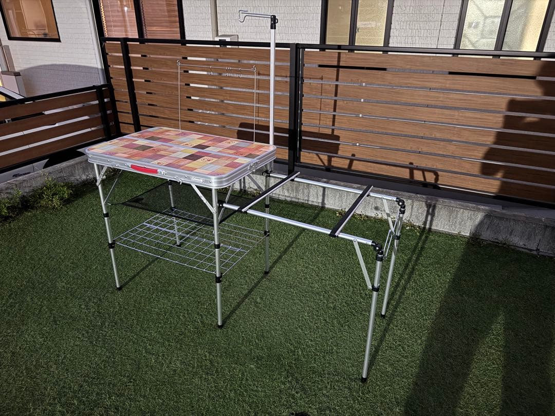 コールマン アウトドアテーブル2点セット ナチュラルモザイク