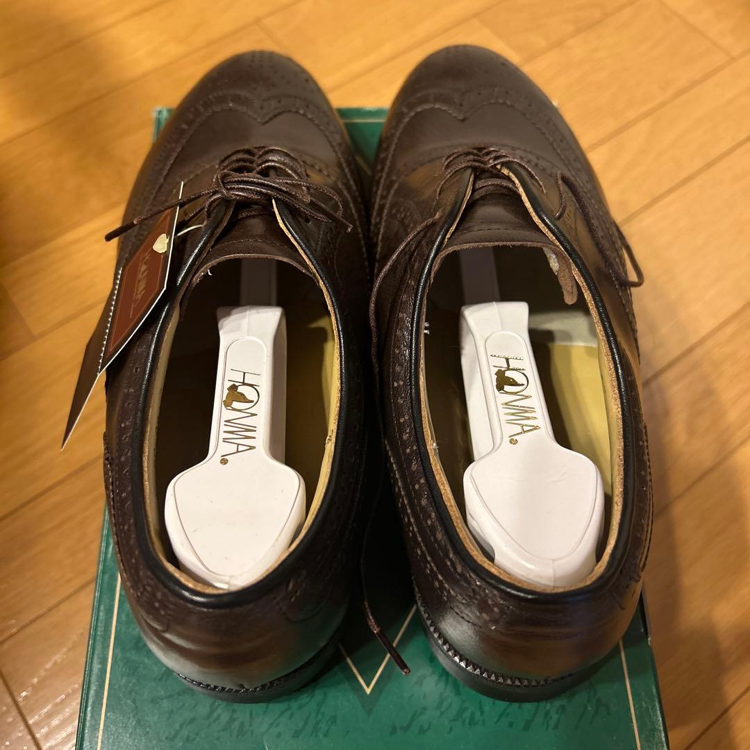 新品未使用 タグ付き HONMA ゴルフシューズ 24.0cm ブラウン　美品