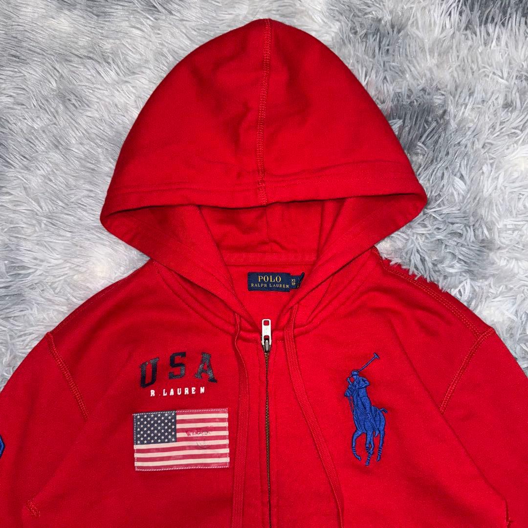 現行 POLO RALPH LAUREN ビックポニー パーカー U.S.A