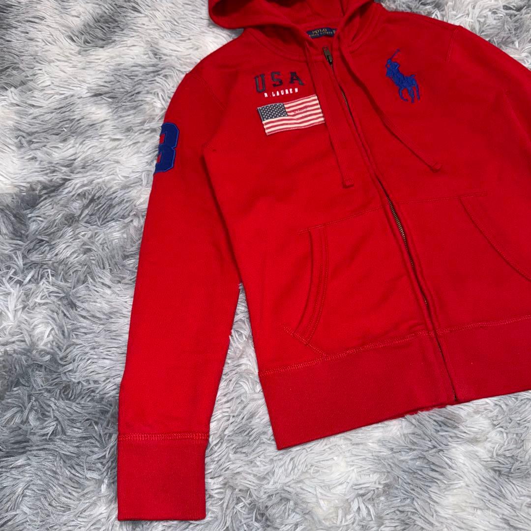 現行 POLO RALPH LAUREN ビックポニー パーカー U.S.A