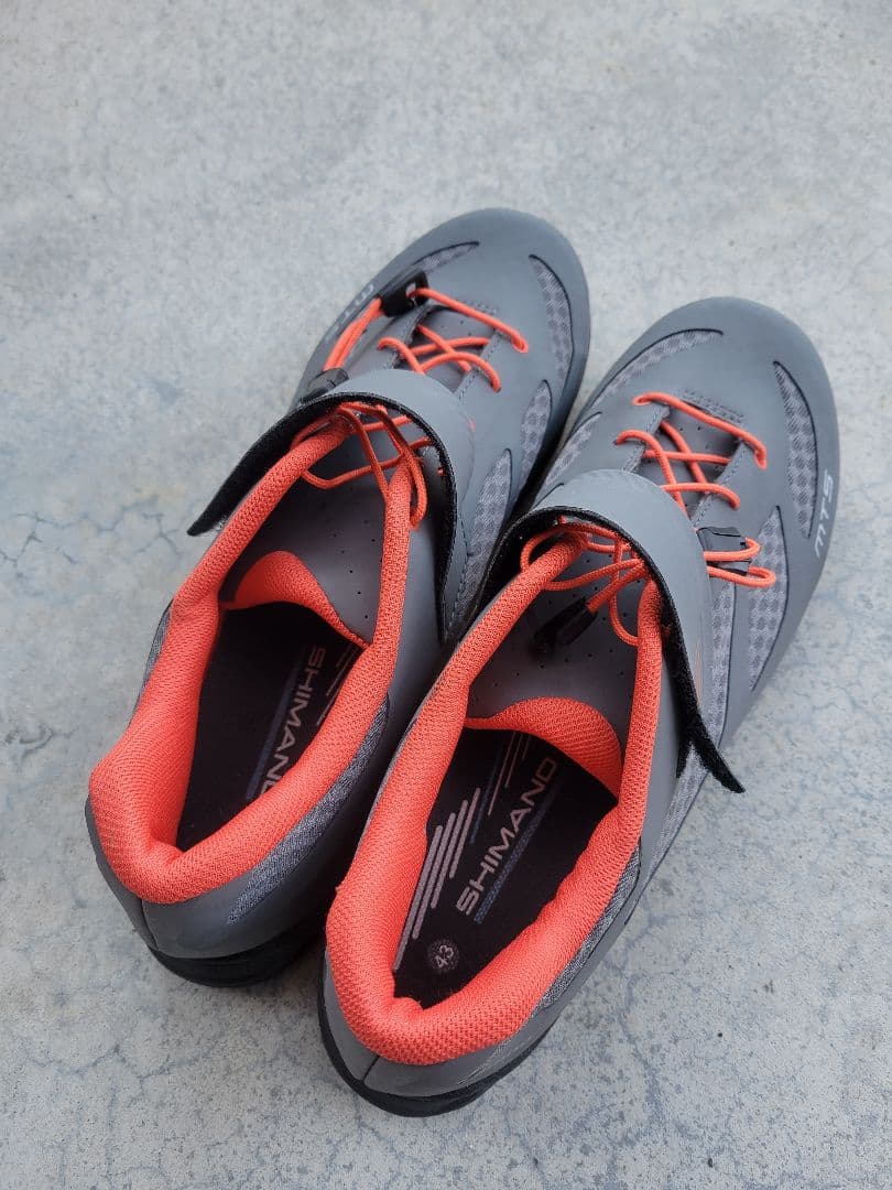 SHIMANO グレー/オレンジ シューズ