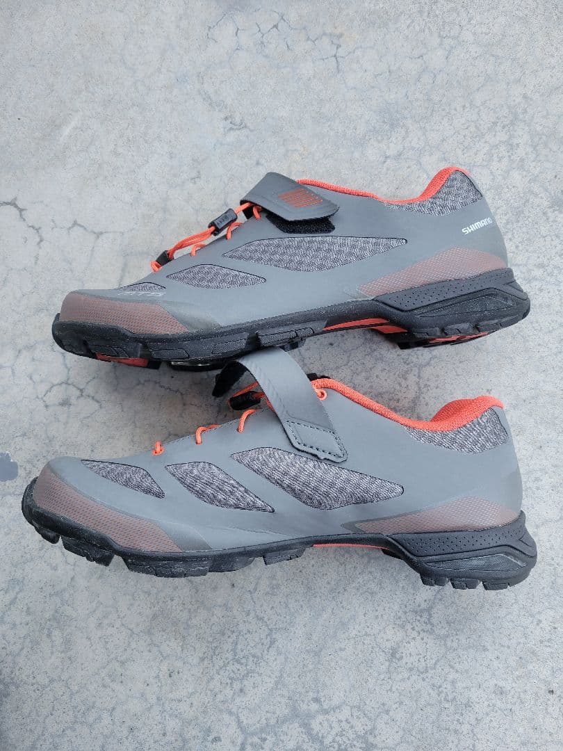 SHIMANO グレー/オレンジ シューズ