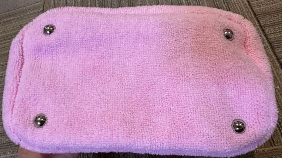 PEARLY GATES ピンクカートバック　パイル生地　パールピンク