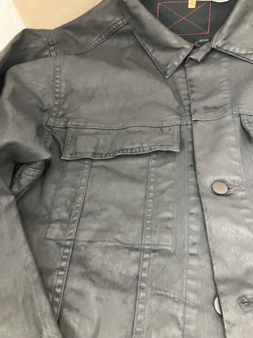 NUBIAN別注MLVINCE WAX DENIM TRUCKER JACKET