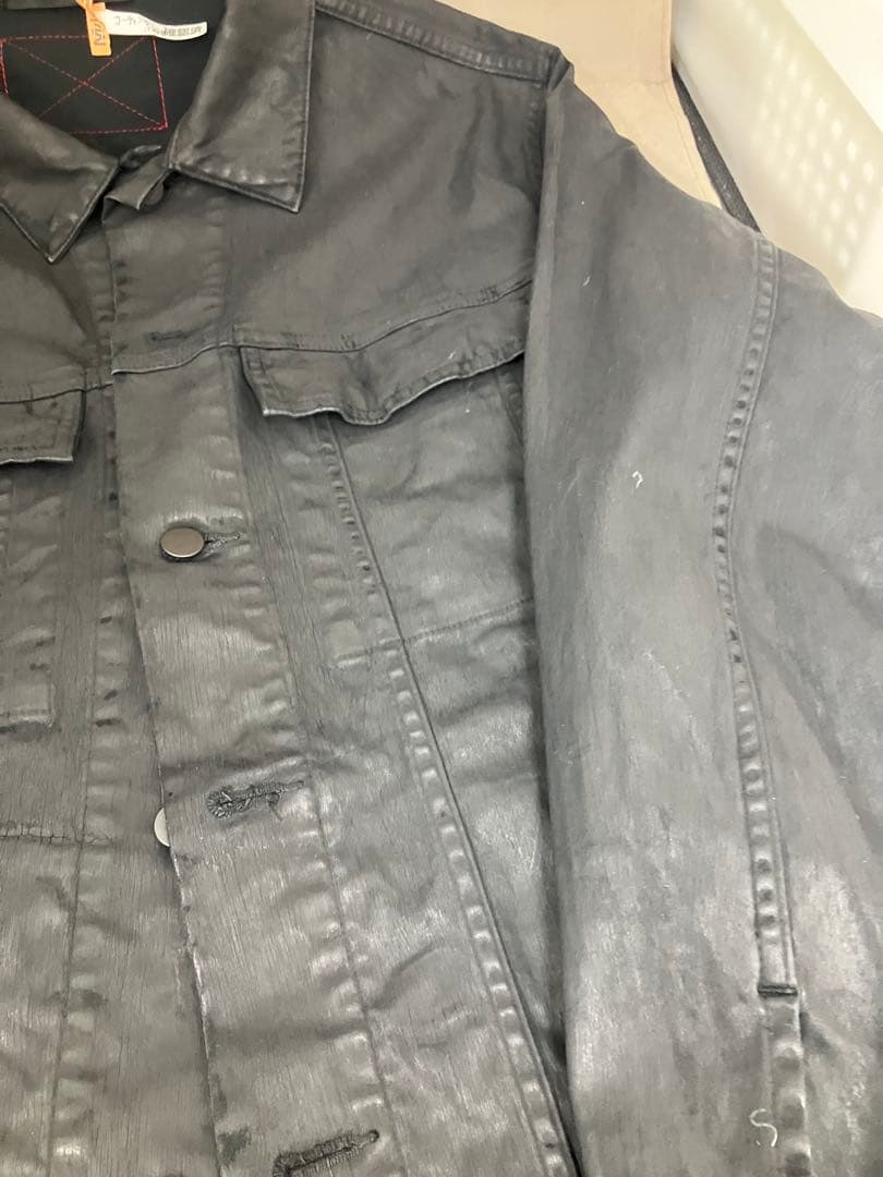 NUBIAN別注MLVINCE WAX DENIM TRUCKER JACKET