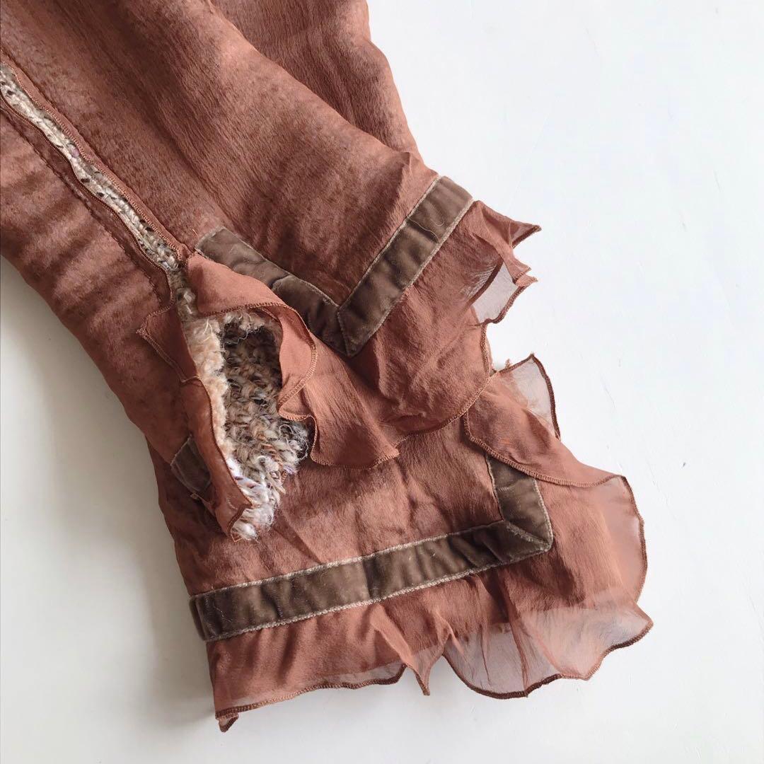 アルベルタフェレッティ　コート　ツイード　リバーシブル