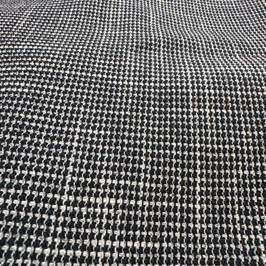 24SS 未使用級 3XL 自由区 ロングジレ グレー ベスト ツイード