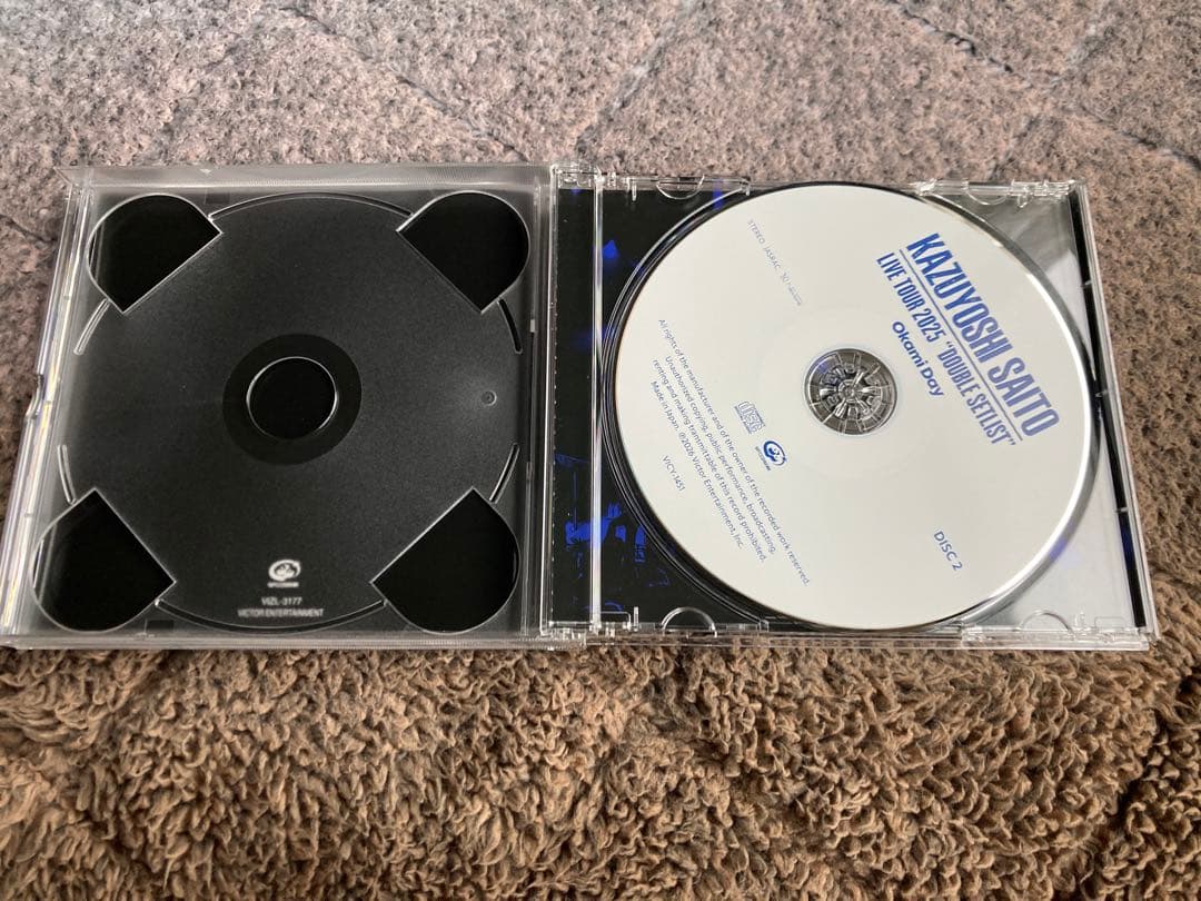 斉藤和義　カモシカとオオカミ　限定盤ライブCD セットのみ　バッジはありません