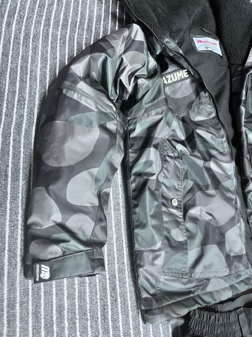 新品MAZUMEマズメ カモフラージュ 防寒着フィッシングスーツ