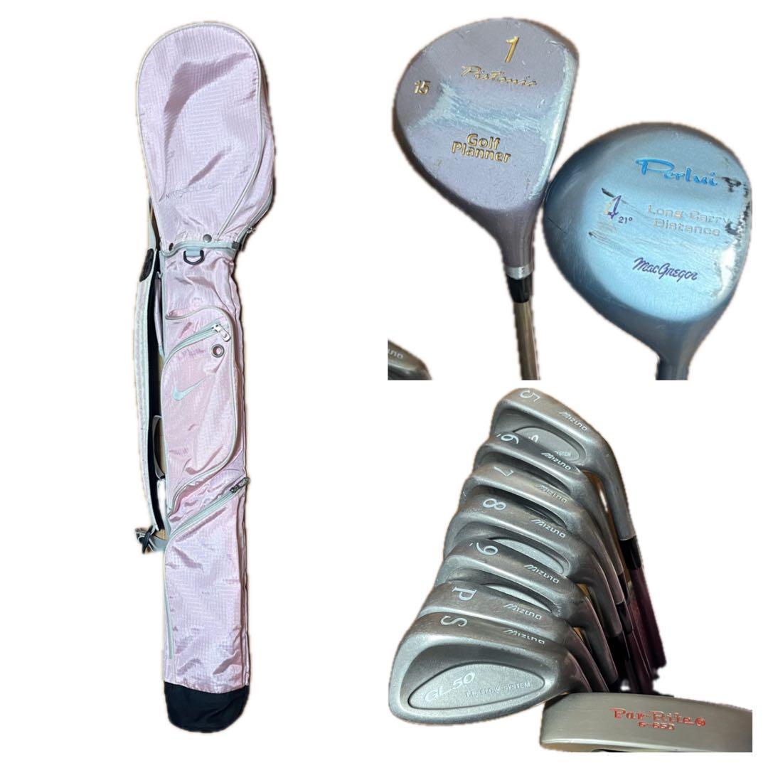 【MIZUNO】♡レディース♡ゴルフクラブ10本セット NIKEクラブケース 女