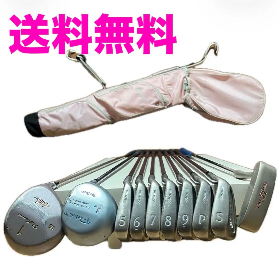 【MIZUNO】♡レディース♡ゴルフクラブ10本セット NIKEクラブケース 女