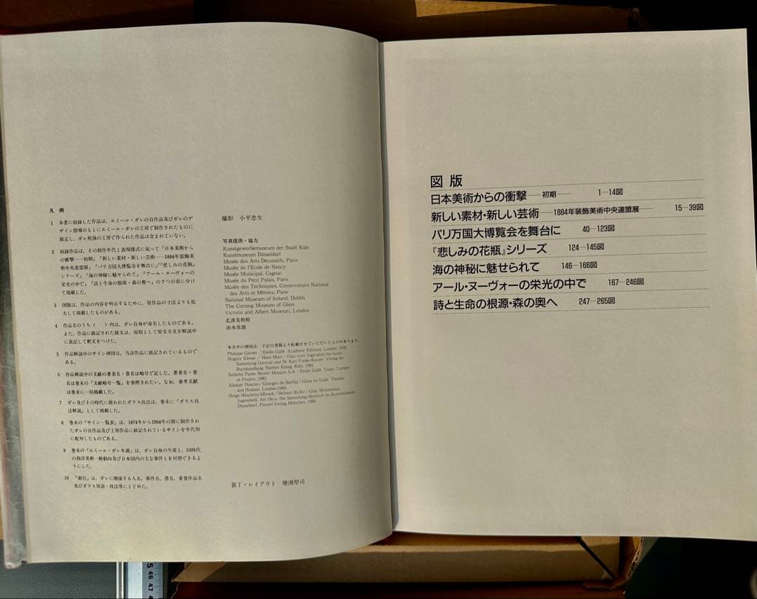 エミール・ガレのガラス工芸