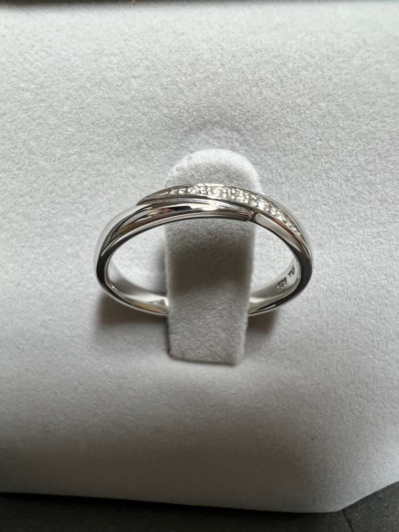 STAR JEWELRY SV925 DIAMOND WAVE RING 13号