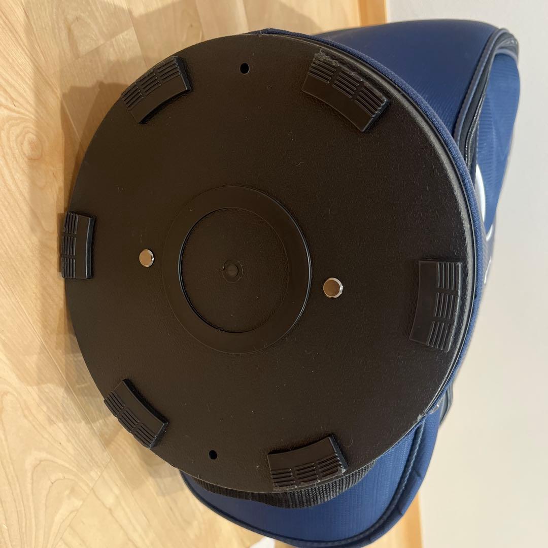 美品　タイトリスト　キャディーバッグ　ブルー　収納多数　軽量　すぐ使える