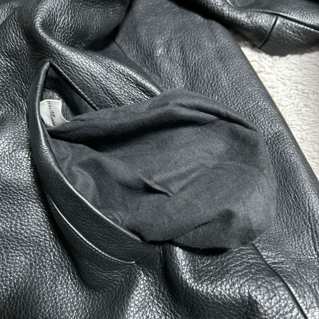 00s 90s GUESS レザー カーコート レザージャケット