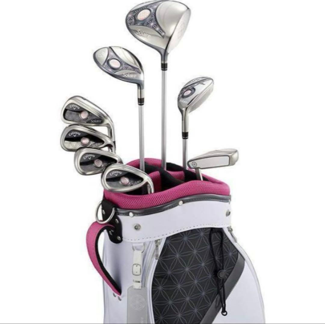 Callaway レディース クラブセット ホワイト/ピンク