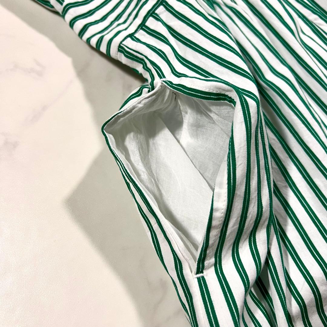 未使用タグ付 ヌキテパ オールインワン ストライプ 2024年製 M