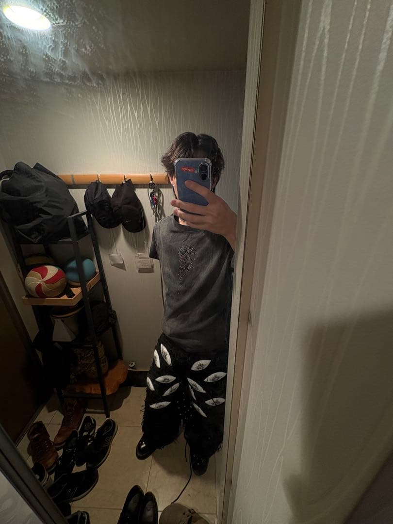 uniz パンツ white eyes pants